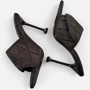 Cape Robbin Black Quilted Heels